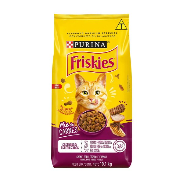 FRISKIES Mix Carne Castrados 10x1kg BR