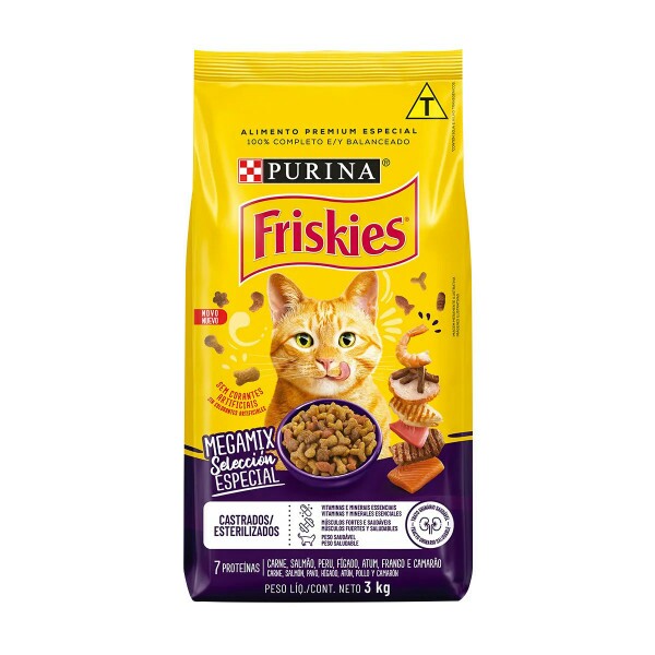 FRISKIES Megamix Castrados 1kg