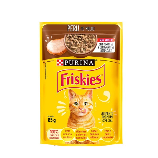 FRISKIES Peru ao Molho 85g N1 BR