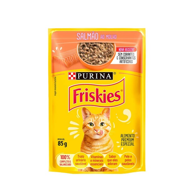FRISKIES Salmao ao Molho 85g N1 BR