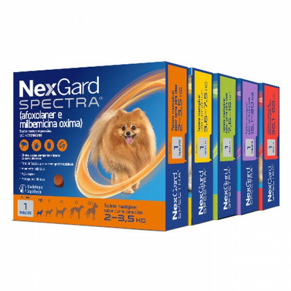 NEXGARD SPECTRA 100GR X3 P 1 COMPRIMIDO