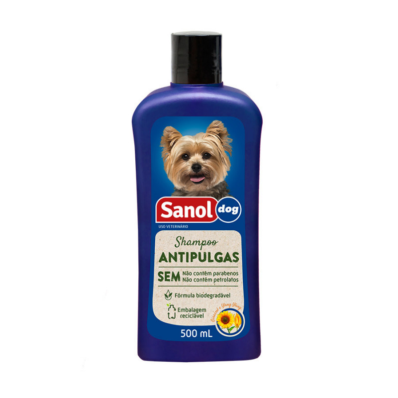 SHAMPOO SANOL 500ML DOG ANTIPULGAS
