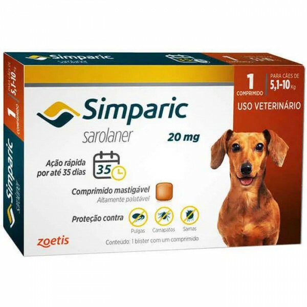 SIMPARIC 20 MG 1 COMP (5,1 - 10 KG)