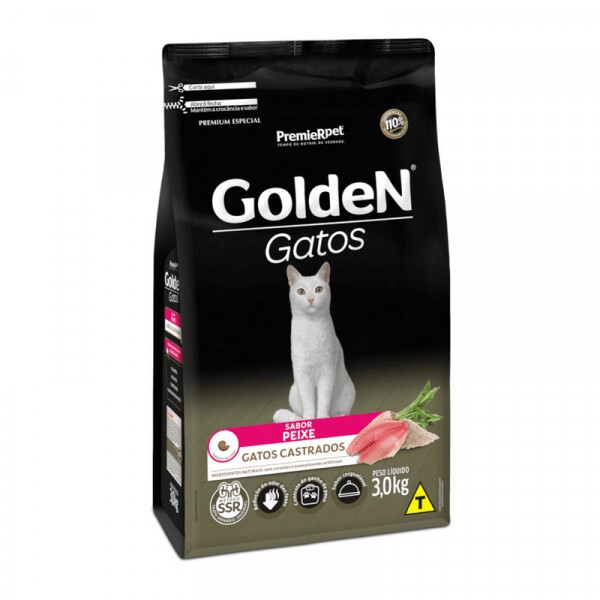 GOLDEN FORMULA GATOS CAST SABOR PEIXE 1 KG