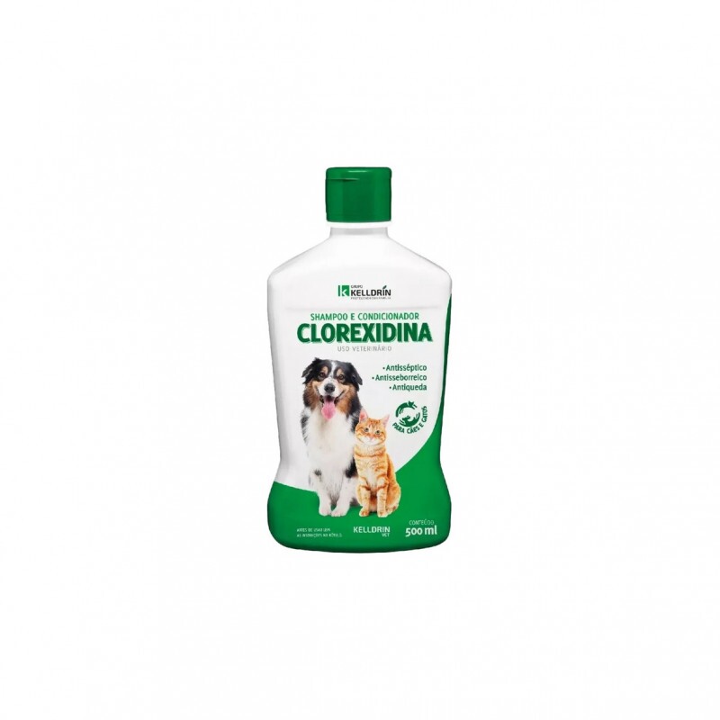 SHAMPOO E CONDICIONADOR CLOREXIDINA 500ML