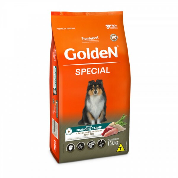 GOLDEN SPECIAL CAES ADULTOS PORTE PEQUENO FRAN&CARN 3 KG