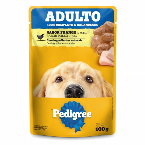 PEDIGREE SACHE AD RM FRANGO MOLHO 100G