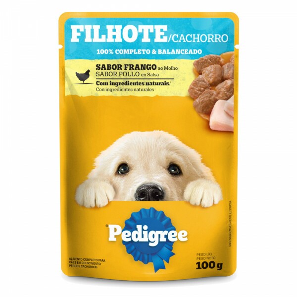 PEDIGREE SACHE FILHOTE FRANGO MOLHO 100G