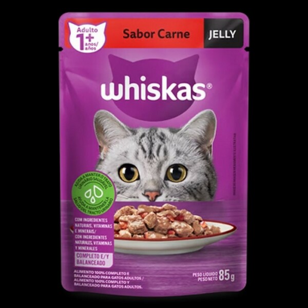 WHISKAS SACHE SEN CARNE JELLY 85G