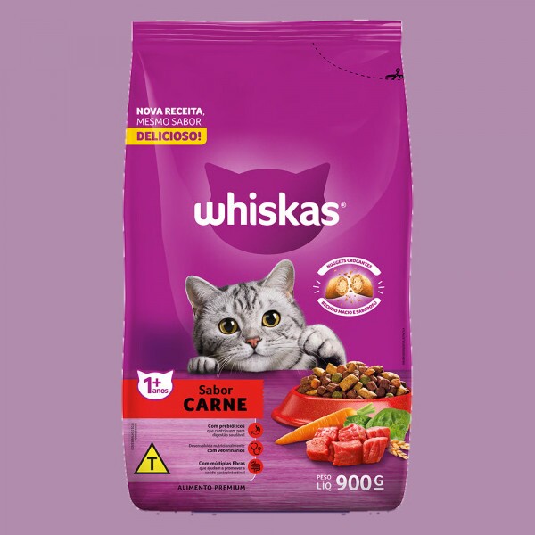 WHISKAS DRY AD CARNE 500G