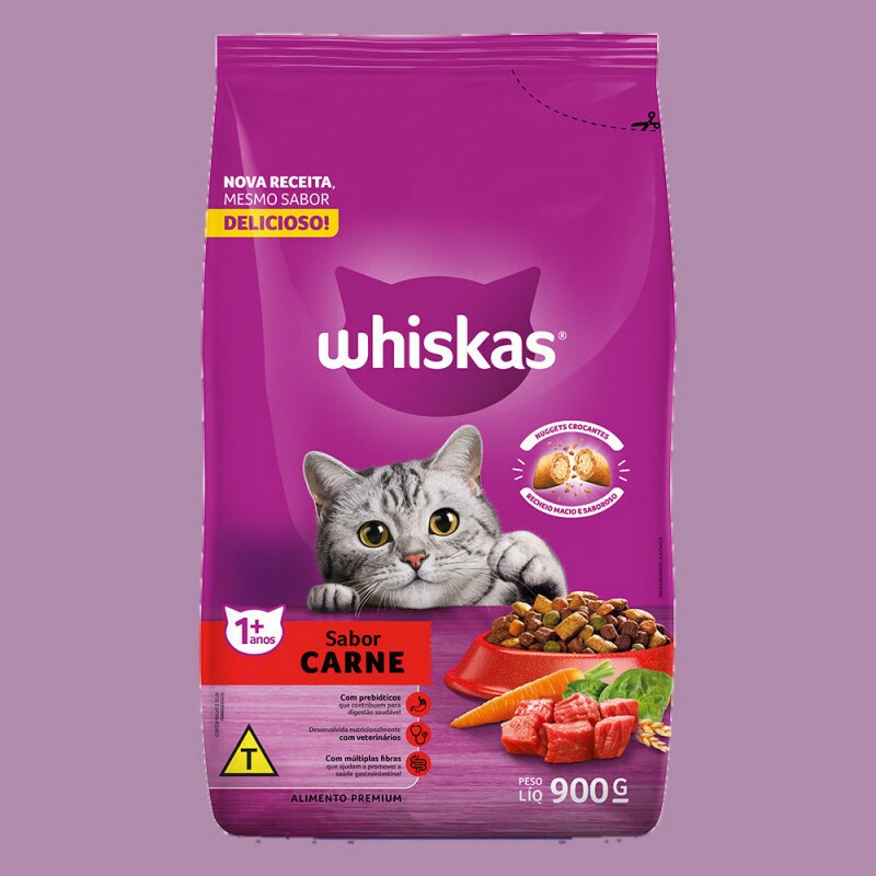 WHISKAS DRY AD CARNE 500G