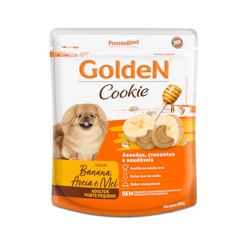 GOLDEN COOKIE CAES AD BAN/AVEIA/MEL 350G