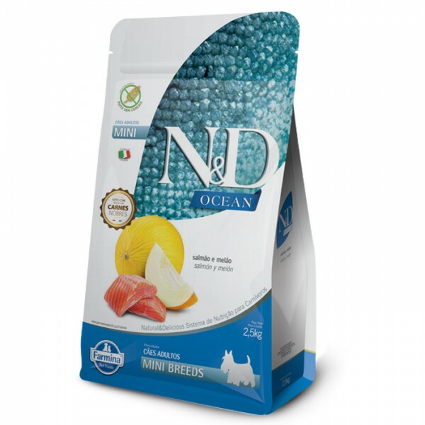 ND OCEAN CANINE ADULT MINI SALMAO 0,8KG