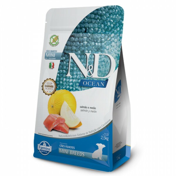 ND OCEAN CANINE PUPPY MINI SALMAO 2,5KG