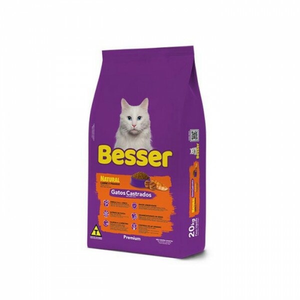 BESSER GATOS CASTRADOS NATURAL 20KG