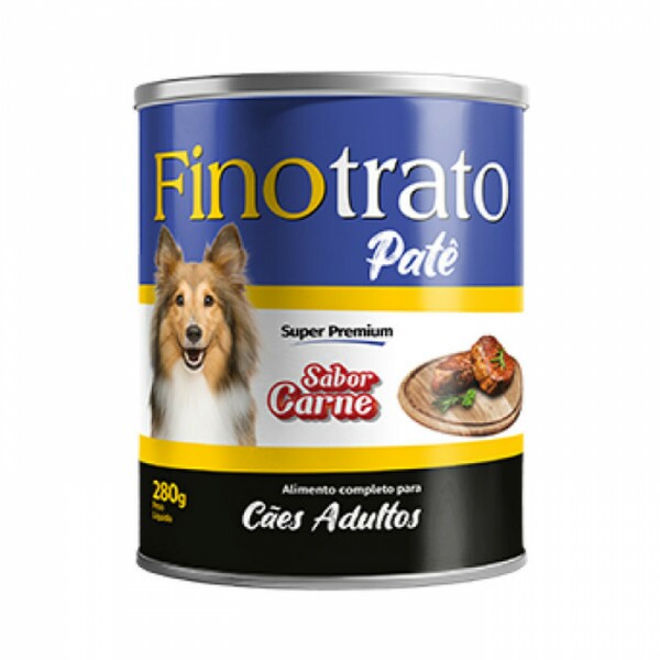 FINOTRATO PATÊ CÃES ADULTOS 280G ALIMENTO COMPLETO PARA CÃES ADULTOS