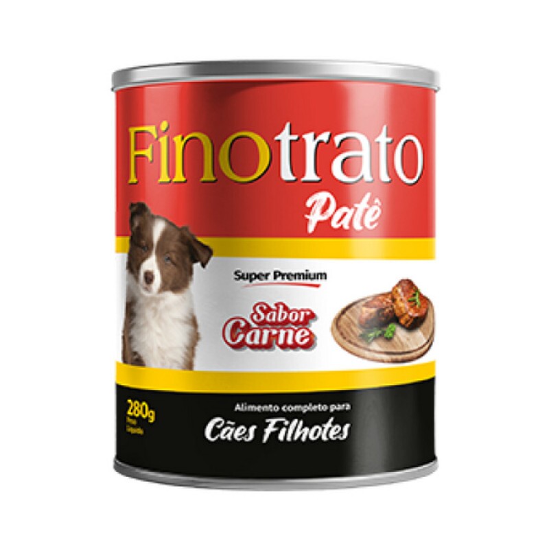 FINOTRATO PATÊ CÃES FILHOTES 280G ALIMENTO COMPLETO PARA CÃES FILHOTES