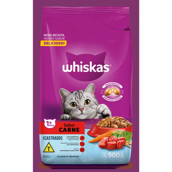 WHISKAS DRY GATO CAST CARNE 10,1KG