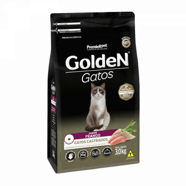 GOLDEN GATOS CAST FRANGO 3KG