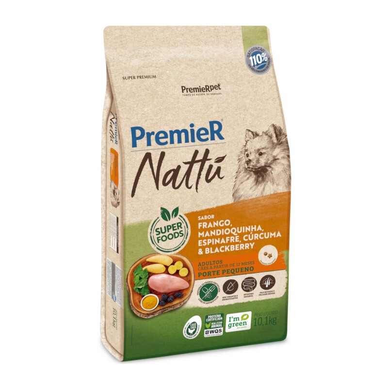 PREMIER NATTU CAES AD RAC PEQ MAND 10,1K