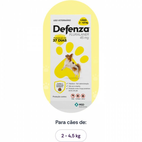 DEFENZA 45MG (2 A 4,5 KG) - UN