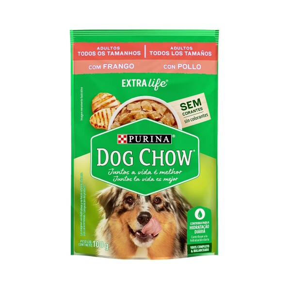 DOG CHOW Adlt TdTm Frango 100g BR