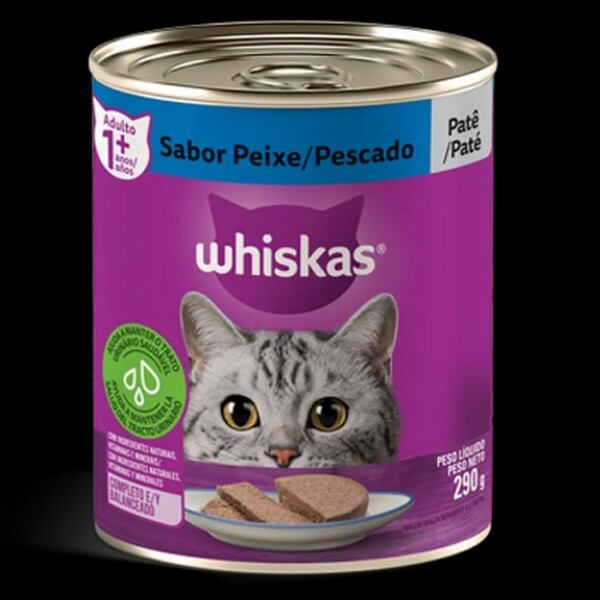 WHISKAS LATA PEIXE 290G