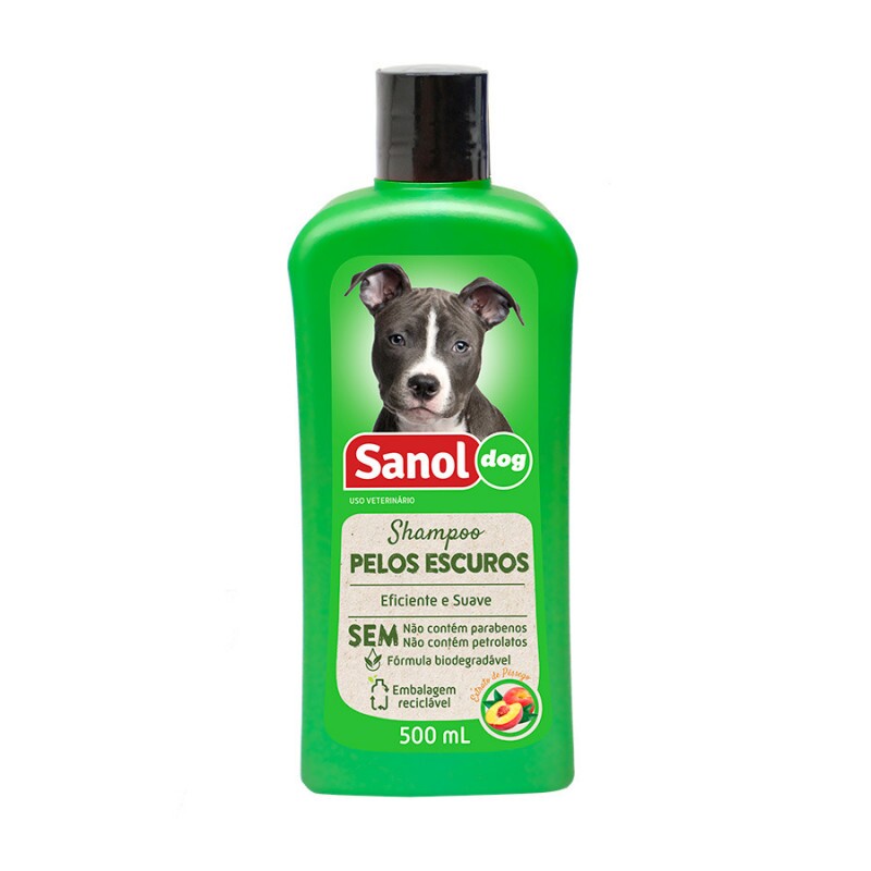 Shampoo Sanol Dog Pelos Escuros 500ml
