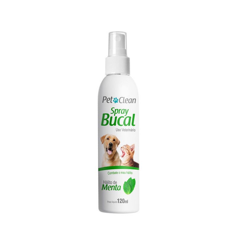 Spray Bucal Menta Pet Clean 120ml