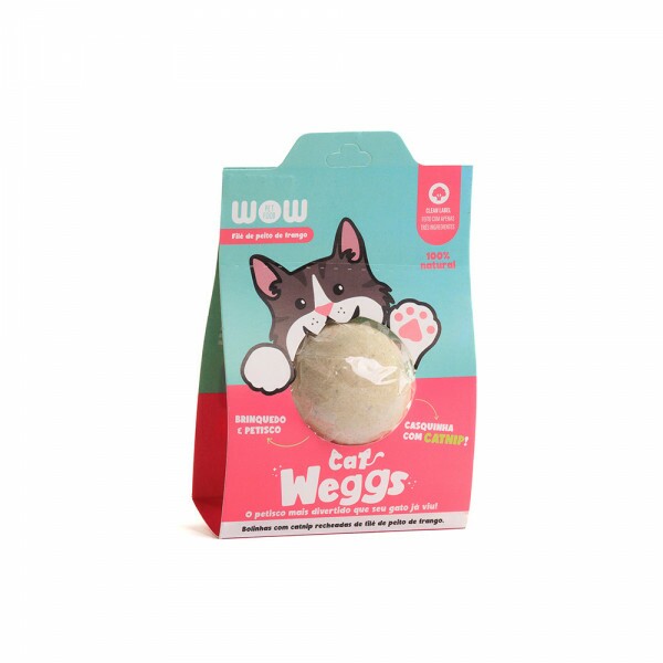 WOW Weggs 1un sabor frango com catnip Principal